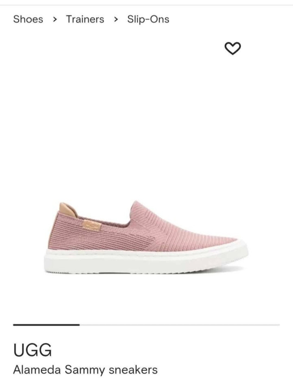 UGG Alameda Sammy Slip-On Knit Sneakers Shoes